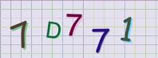 Sample CAPTCHA image